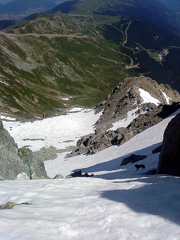 #10 Belle Etoile, dent du Pra : couloir de la dent du Pra Belle Etoile, dent du Pra : couloir de la dent du Pra