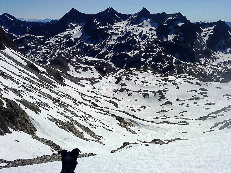 #4 Belle Etoile, dent du Pra : lac des 7 Laux et Rocher Blanc Belle Etoile, dent du Pra : lac des 7 Laux et Rocher Blanc