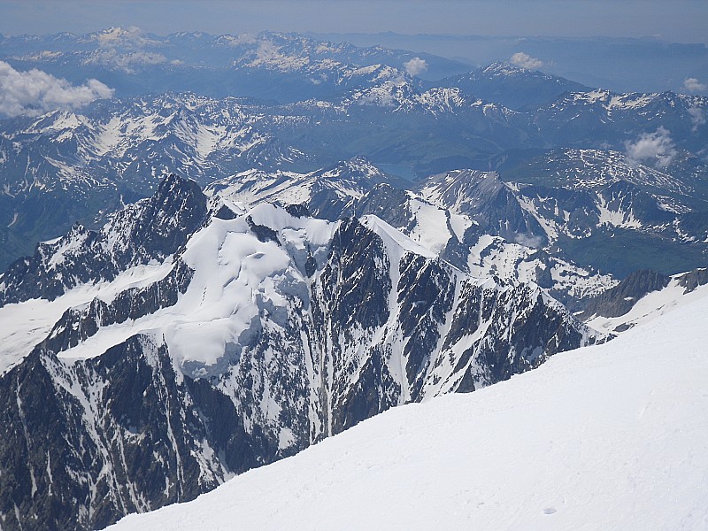 #8 Aiguille de Tré la Tête : Vue vers l Aiguille de Tré la Tête : Vue vers l'Ouest et Tré la Tête