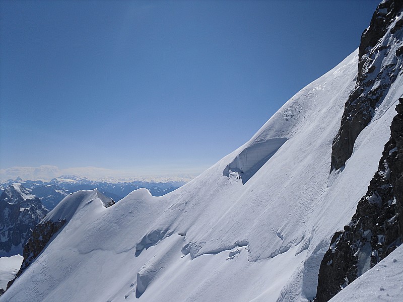 #4 maudit partie supérieure : un peu de glace sur le haut, la rimaye passe bien maudit partie supérieure : un peu de glace sur le haut, la rimaye passe bien