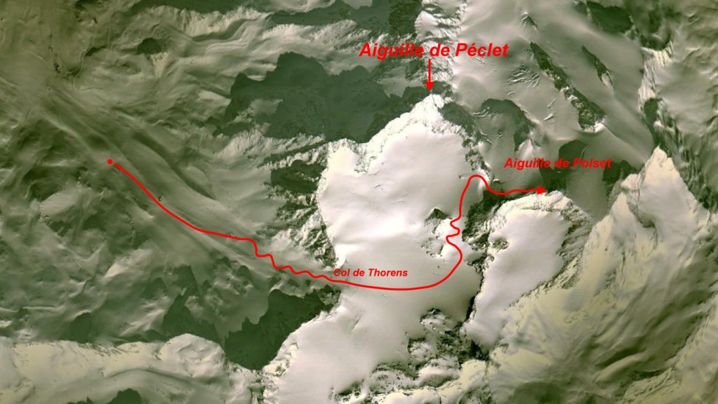 #1 Vue de satellite : L Vue de satellite : L'itinéraire suivi