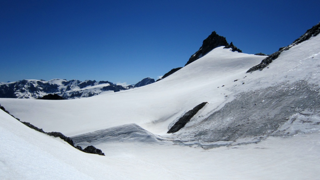 L'aiguille de Polset : Vue depuis le Col de Gebroulaz