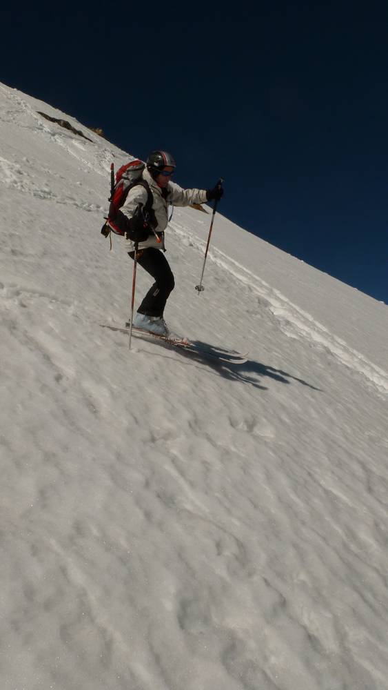 #11 Tsanteleina : Lemich sur une neige dure mais qui accroche bien Tsanteleina : Lemich sur une neige dure mais qui accroche bien