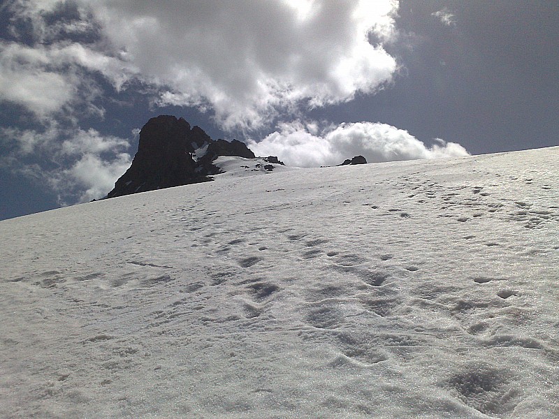 #2 Epaule W du Rateau : Depuis sous le col de la Girose Epaule W du Rateau : Depuis sous le col de la Girose