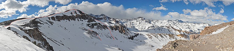 #3 Itinéraire suggéré la Parva : Itinéraire non effectué. Couloir de gauche indiqué dans le topo de F. Léna. Couloir de droite semble en meilleure condition. Détour par la droite expliqué dans l Itinéraire suggéré la Parva : Itinéraire non effectué. Couloir de gauche indiqué dans le topo de F. Léna. Couloir de droite semble en meilleure condition. Détour par la droite expliqué dans l'autre topo sur ce site, mais pas certain qu'il passe là ou