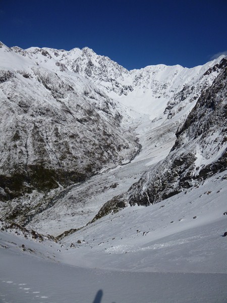 #4 Mt Philistine : L Mt Philistine : L'Otira Valley qui mène au pied du Mt Rolleston.