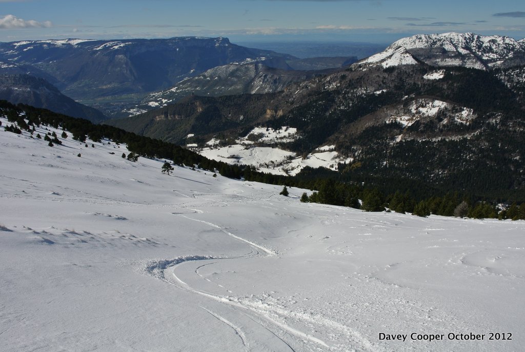 2 Novembre : Bon ski en haut ... mais c'était plutôt une sortie de prendre l'aire.