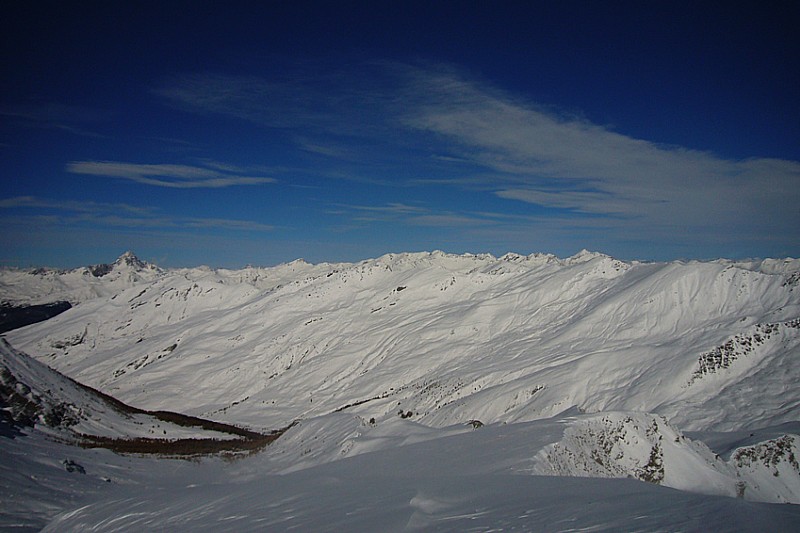 #3 Vue vers Fond Peynin, du monde qui montait ce matin. Vue vers Fond Peynin, du monde qui montait ce matin.