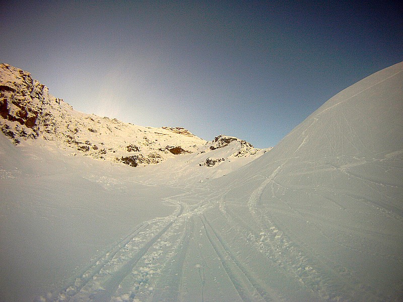#1 Pente haut : État de l Pente haut : État de l'enneigement sur la partie supérieure.