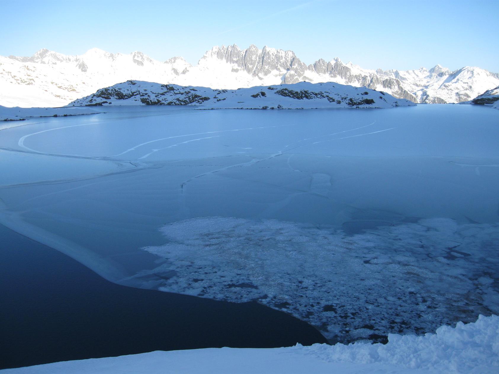 Lac Bramant : Aiguilles de l'Argentière