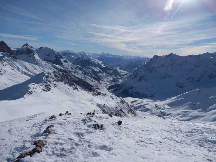 #4 Vue du sommet : Vue sur Lautaret et Briançon Vue du sommet : Vue sur Lautaret et Briançon