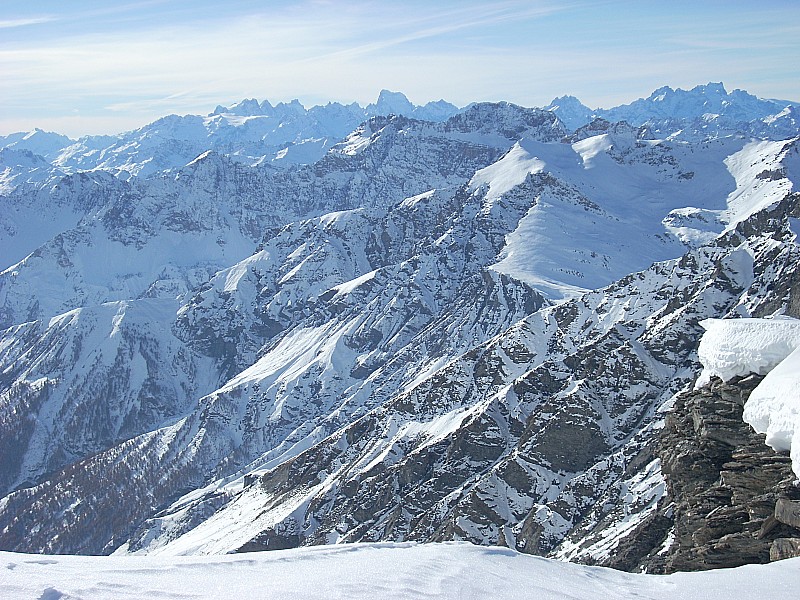 #6 Cime du Grand Vallon : Vue sur les Ecrins et la Meije Cime du Grand Vallon : Vue sur les Ecrins et la Meije
