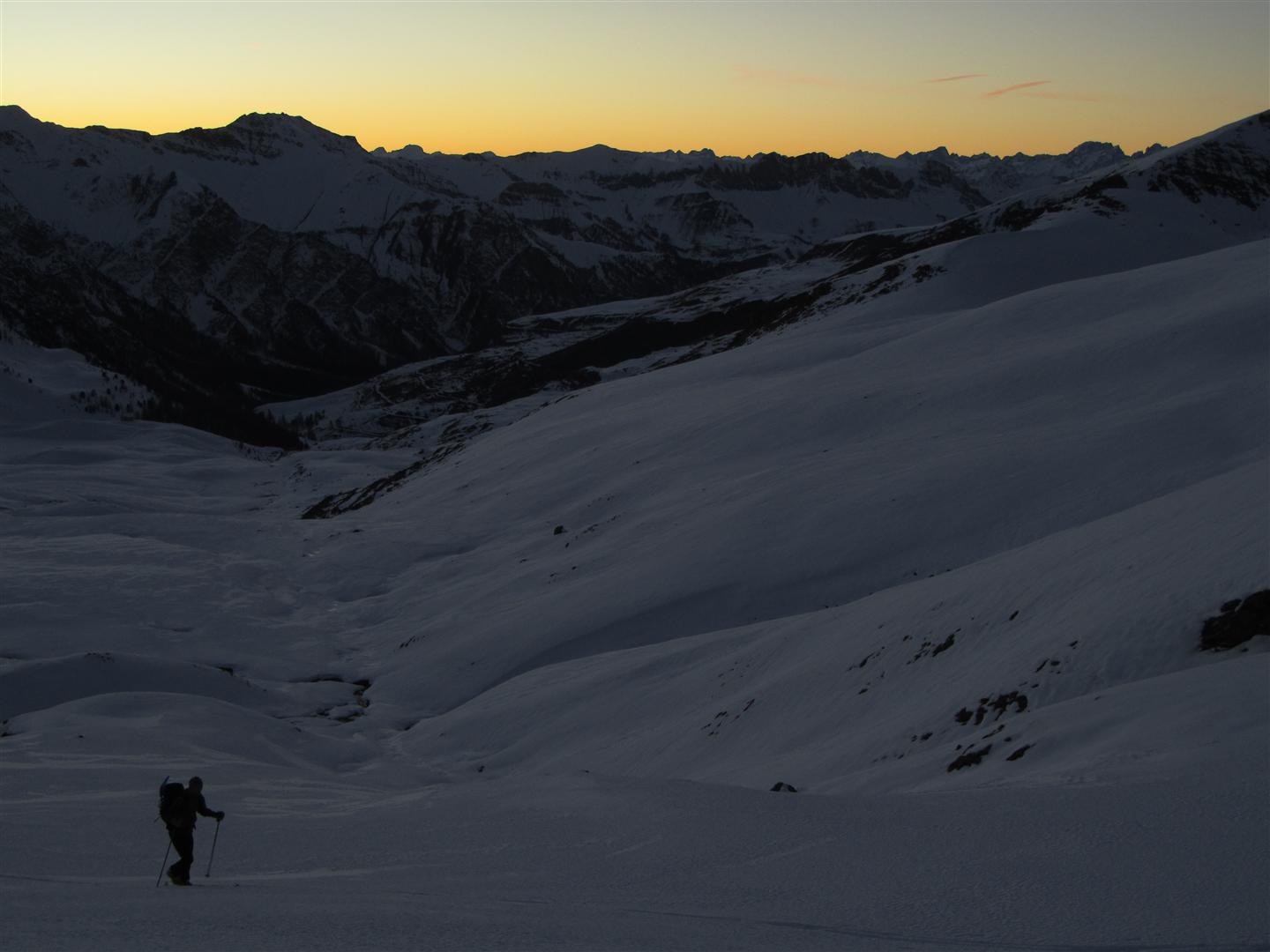 #7 crépuscule : sous le col de Chamoussière crépuscule : sous le col de Chamoussière