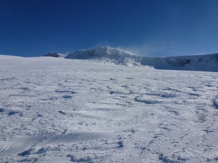#3 vue sur crête taillefer : neige soufflée vue sur crête taillefer : neige soufflée