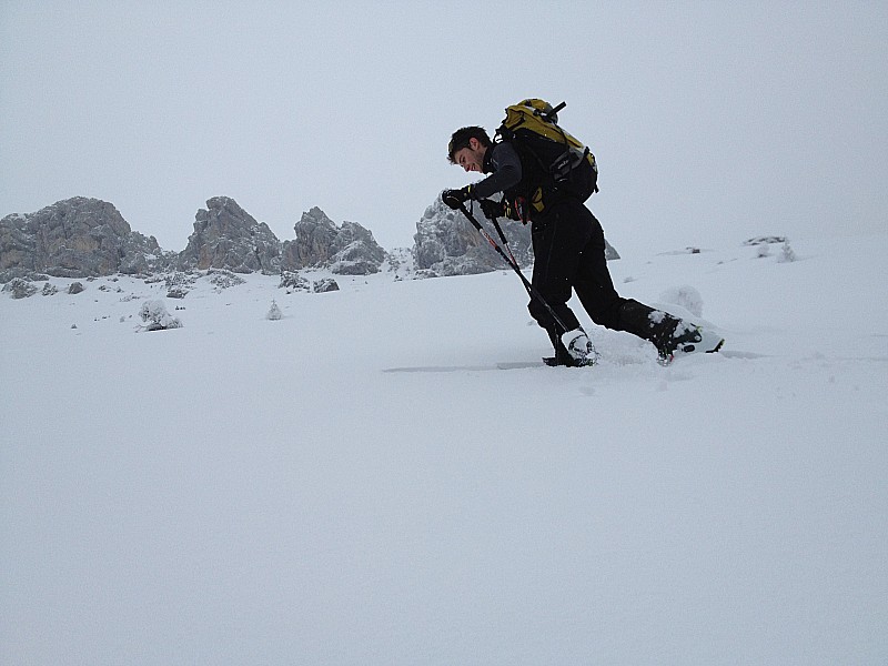 #1 Au traçage : Dur dur dans 1m de neige ! Au traçage : Dur dur dans 1m de neige !