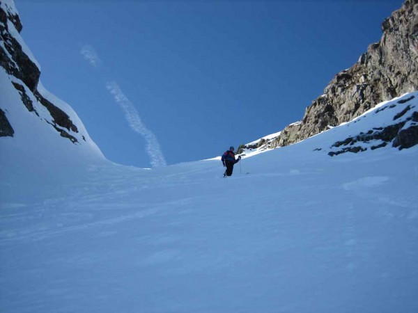 Le haut du couloir : Véro dans le haut du couloir.