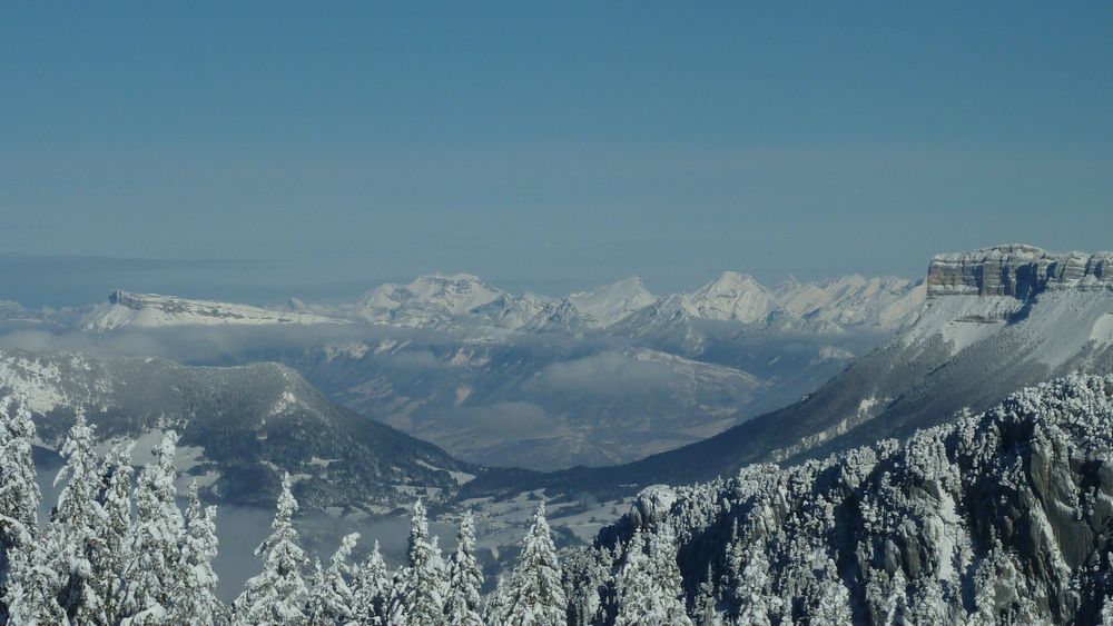 #9 Bauges et Granier : tout est blanc du sol au plafond ! Bauges et Granier : tout est blanc du sol au plafond !