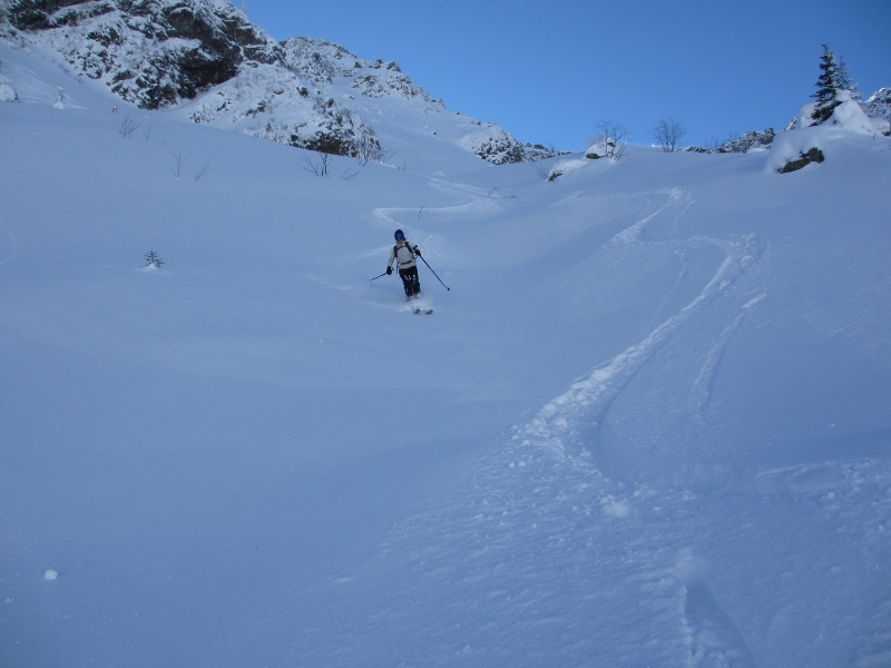 #3 Descente du pas de la Coche : excellente poudre. Descente du pas de la Coche : excellente poudre.
