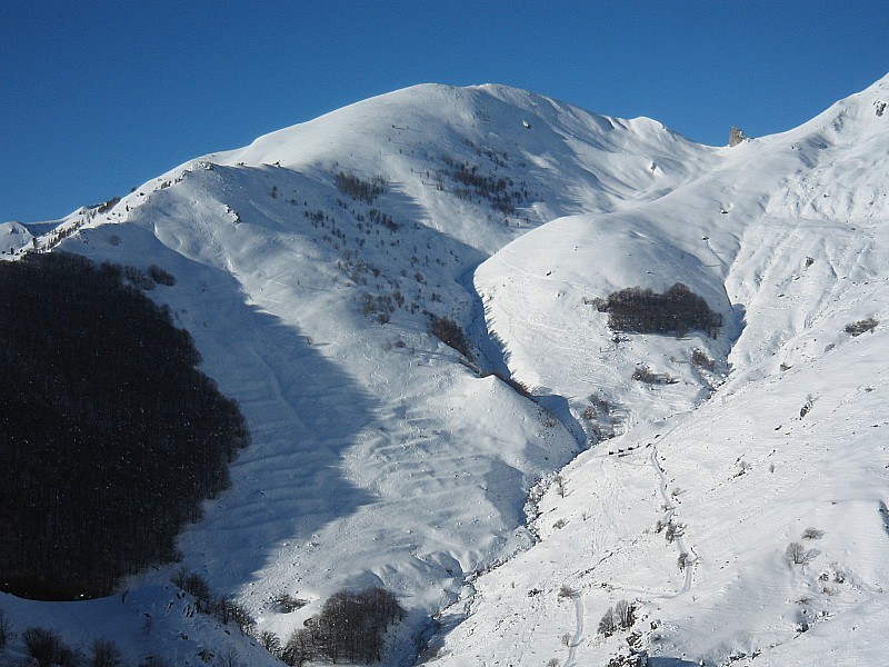 Le sommet rond : du Monte Gorfi