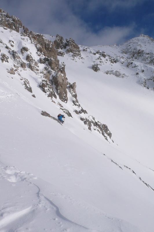 #5 Col des Charniers : Bruno sous l Col des Charniers : Bruno sous l'arrête des Charniers