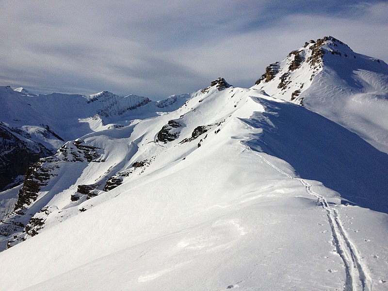 #2 Les crêtes : Avant de basculer dans la Combe nord du Clot Les crêtes : Avant de basculer dans la Combe nord du Clot