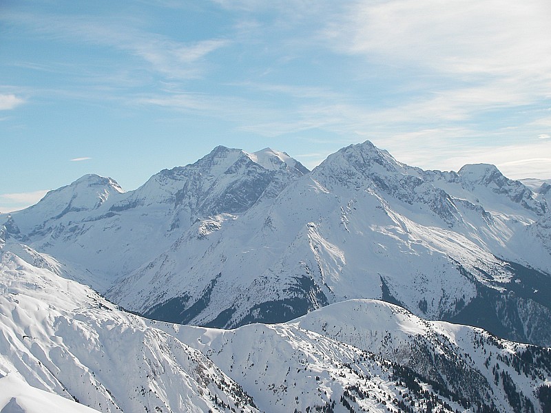 grande casse : un 360° génial du sommet avec vue sur la grande casse, mont blanc, pierra menta, lauzière
