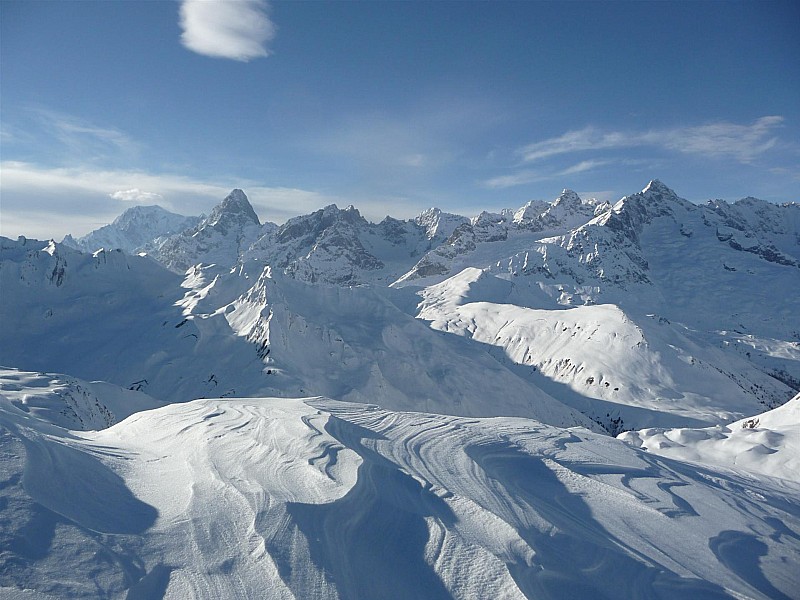 #4 Monts Tellier : Du sommet, Gdes Jorasses, Mt Blanc, Triolet, Dolent... Monts Tellier : Du sommet, Gdes Jorasses, Mt Blanc, Triolet, Dolent...