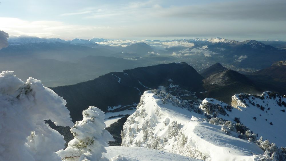 Vers le Sud : la vue est bien dégagée