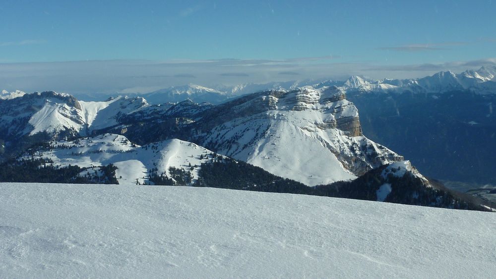 Dent de Crolles : on peut voir JBT à l'entrée du Pas de l'Oeille !!