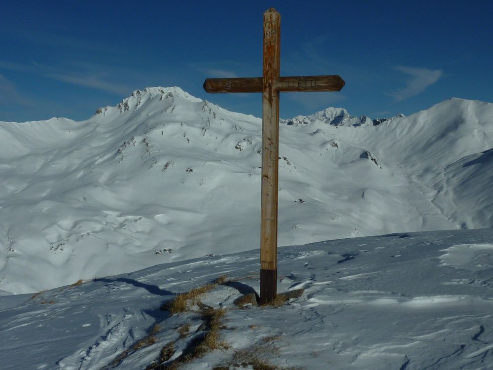 Pointe du Col : vue vers le Cret du Rey et Combe Bénite