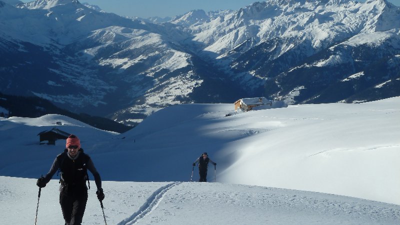 Au dessus du Nant du Beurre : on en finit avec l'interminable montée