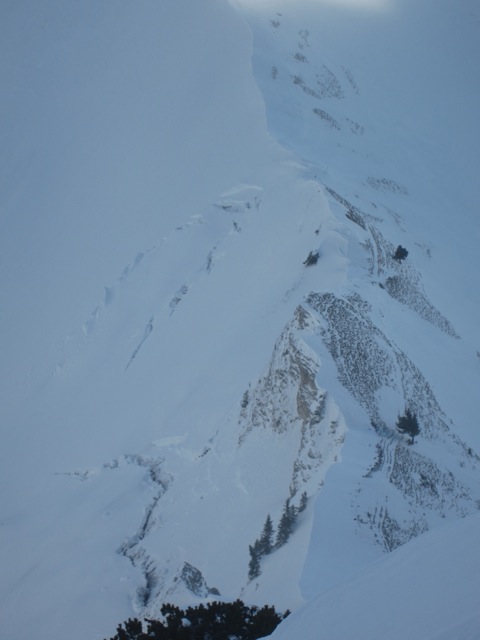 #2 Sous le col de Bellefond : Grosses fissures Sous le col de Bellefond : Grosses fissures