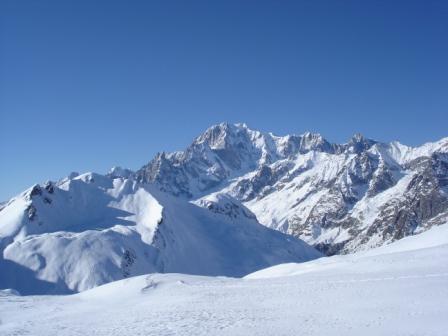 Mt Blanc : Vue sur le Mt Blanc depuis le Pas d'Entre Deux Sauts