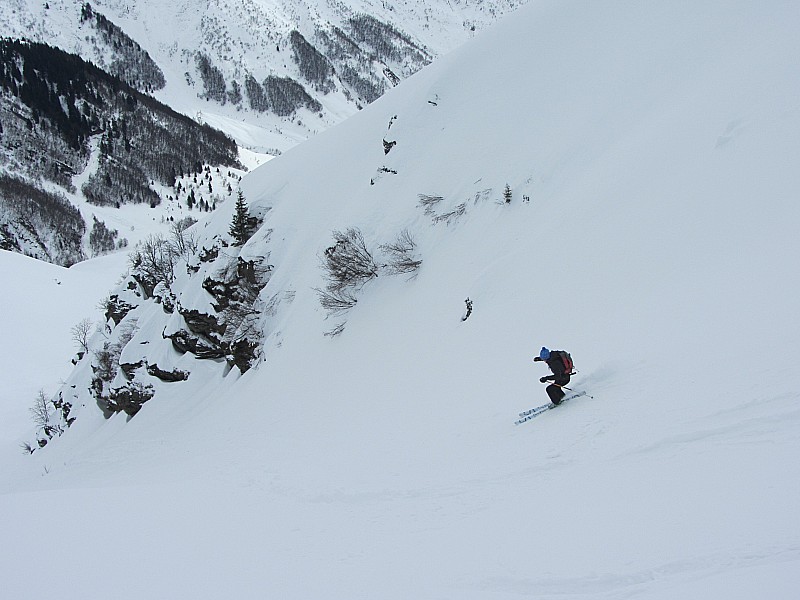 Char de la Turche : Bon ski (comme souvent) dans la combe E.