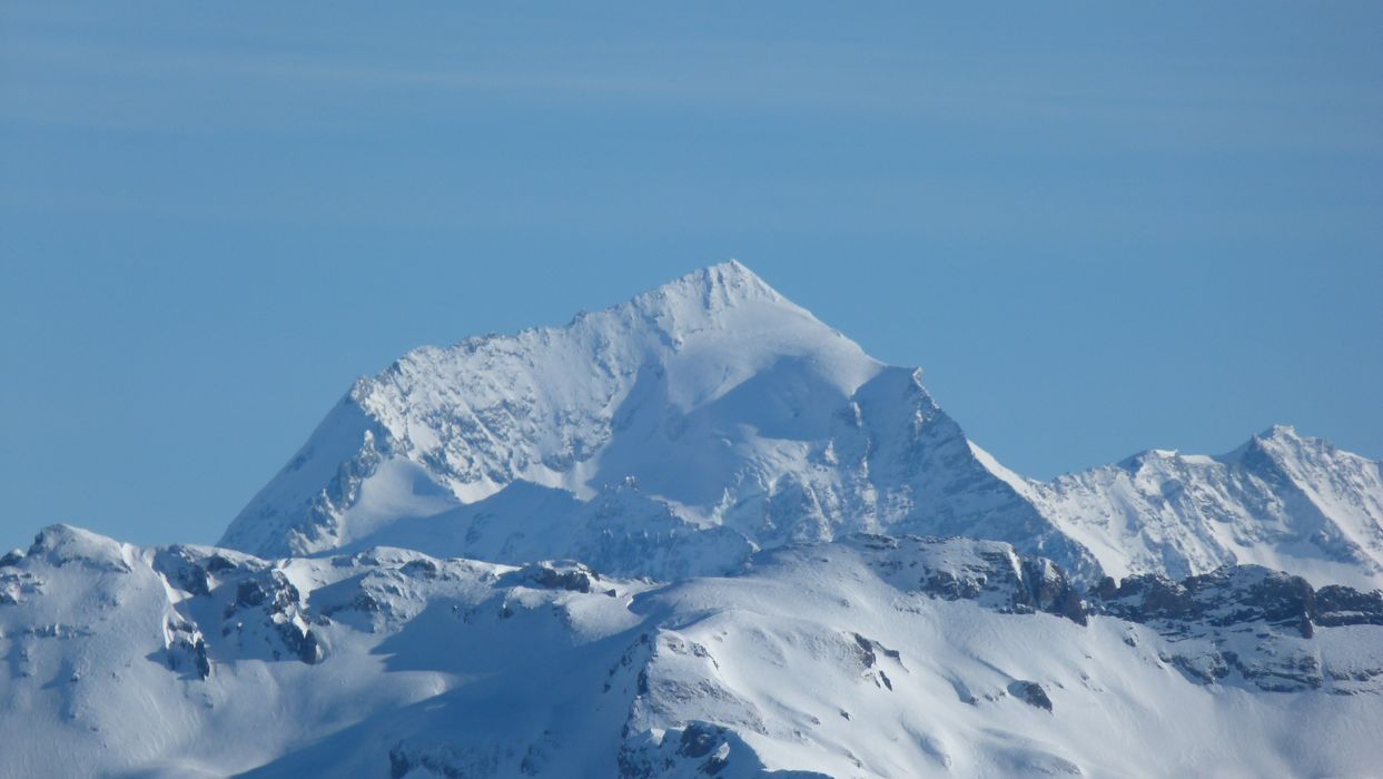 Sommet lointain : Le Mont Pourri