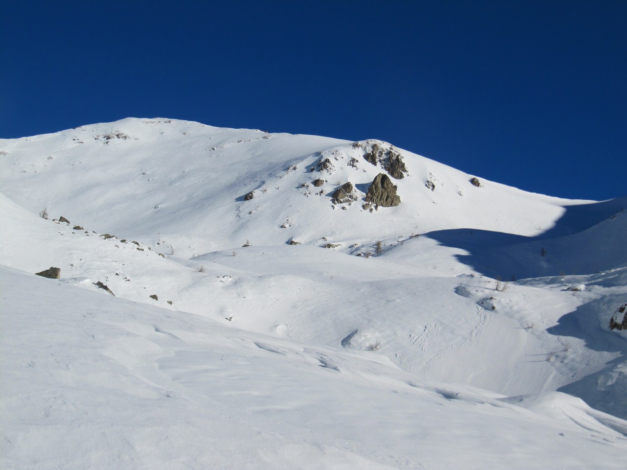 #2 Cime de la Valette : Belle combe entre la Valette et le Mt Archas Cime de la Valette : Belle combe entre la Valette et le Mt Archas