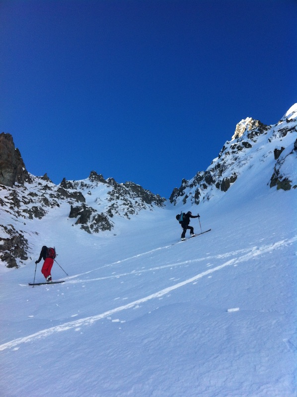 Entrée du couloir : Xavier à la trace