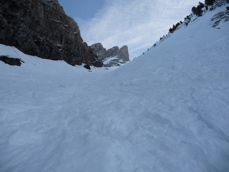 #3 couloir chauchefoin : la partie centrale large couloir chauchefoin : la partie centrale large