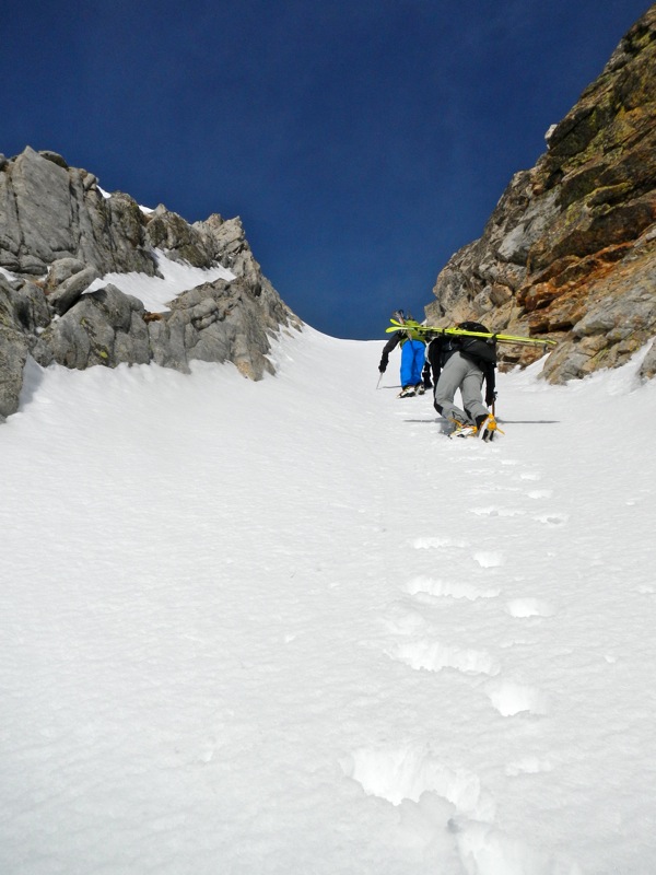 Prefouns : Jérôme et Olive à l'attaque du couloir occidental