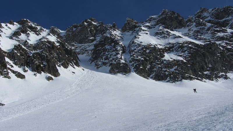 #7 couloir SO : A l couloir SO : A l'approche