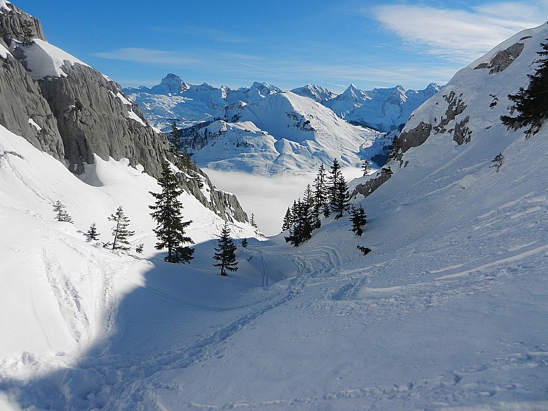 #4 bonne neige : vers le couloir de la Gaudinière bonne neige : vers le couloir de la Gaudinière
