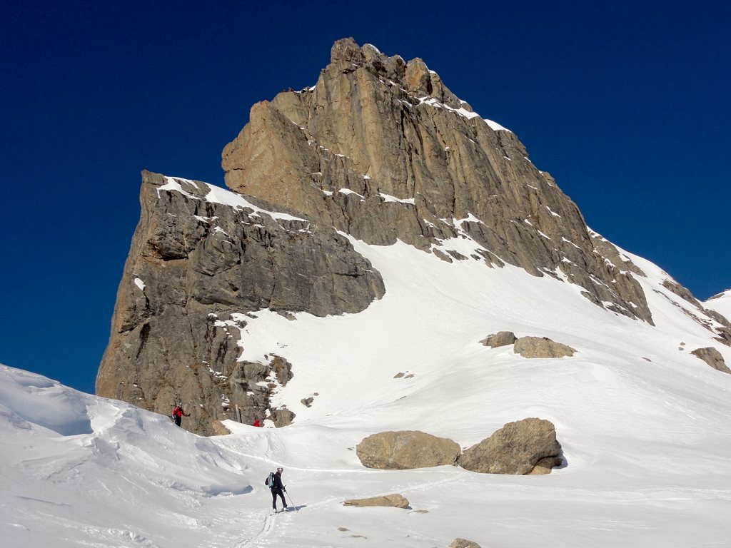 Brèche Parozan : on arrive