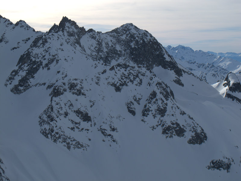 Face nord du Grand Crozet : je n'imaginai pas la trouver en si bonnes conditions