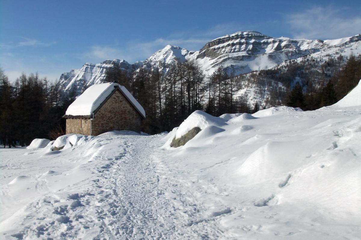 #1 Cabane de Sanguinière : Bon enneigement dans le bas Cabane de Sanguinière : Bon enneigement dans le bas