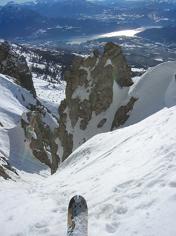 #5 Du collu, début de la descente : C Du collu, début de la descente : C'est parti pour une descente dans un paysage génial.