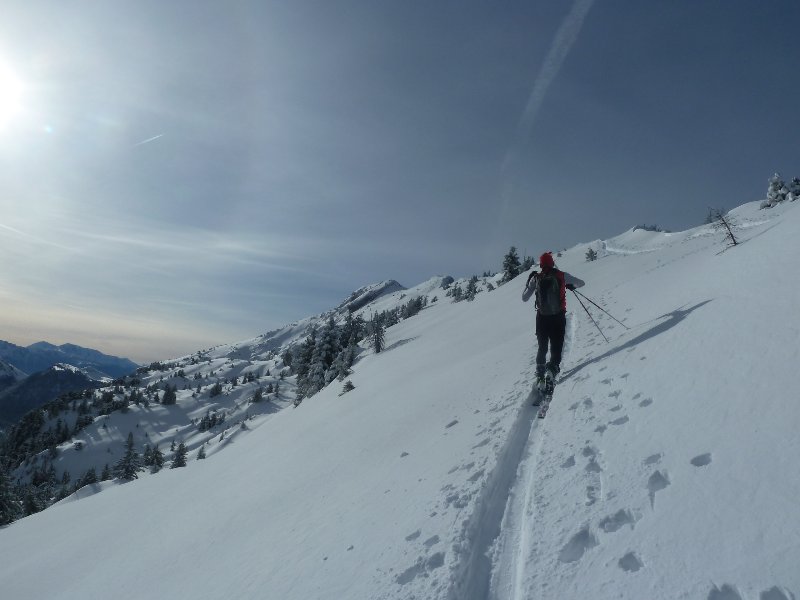 #4 Arete du Grand Som : dans la fraiche trace de nos prédécesseurs, merci. Arete du Grand Som : dans la fraiche trace de nos prédécesseurs, merci.