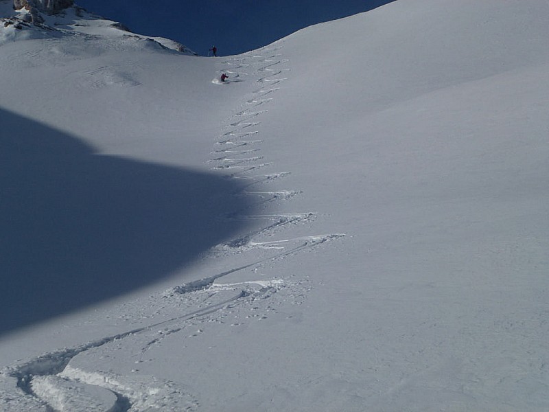 Descente vers le vallon d'âne