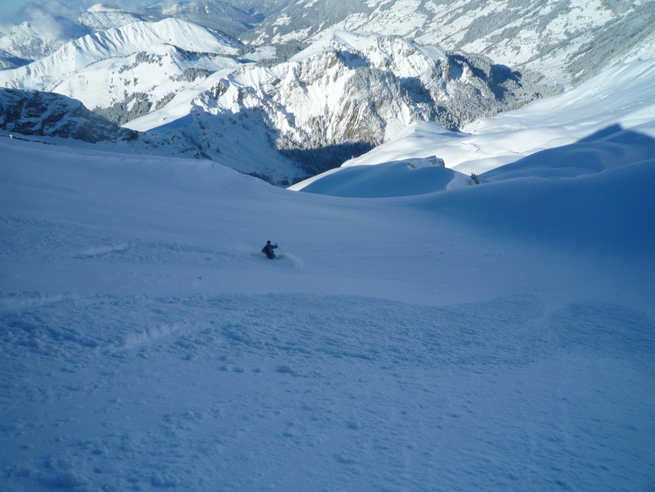 #12 La Goenne Face Nord : Christophe dans la profonde.... La Goenne Face Nord : Christophe dans la profonde....