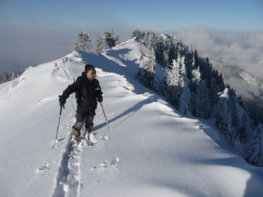 #6 Crête de Chamechine : Le regard fier de l Crête de Chamechine : Le regard fier de l'aventurier des cimes avant l'action