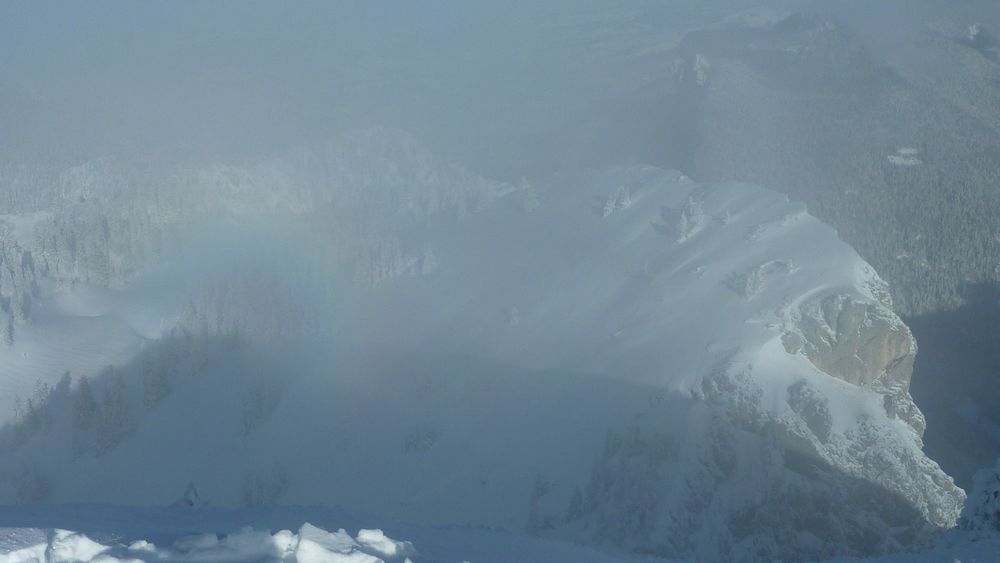#4 Cretes de Chamechine : quelques brumes passagères et un début de spectre de Broken Cretes de Chamechine : quelques brumes passagères et un début de spectre de Broken